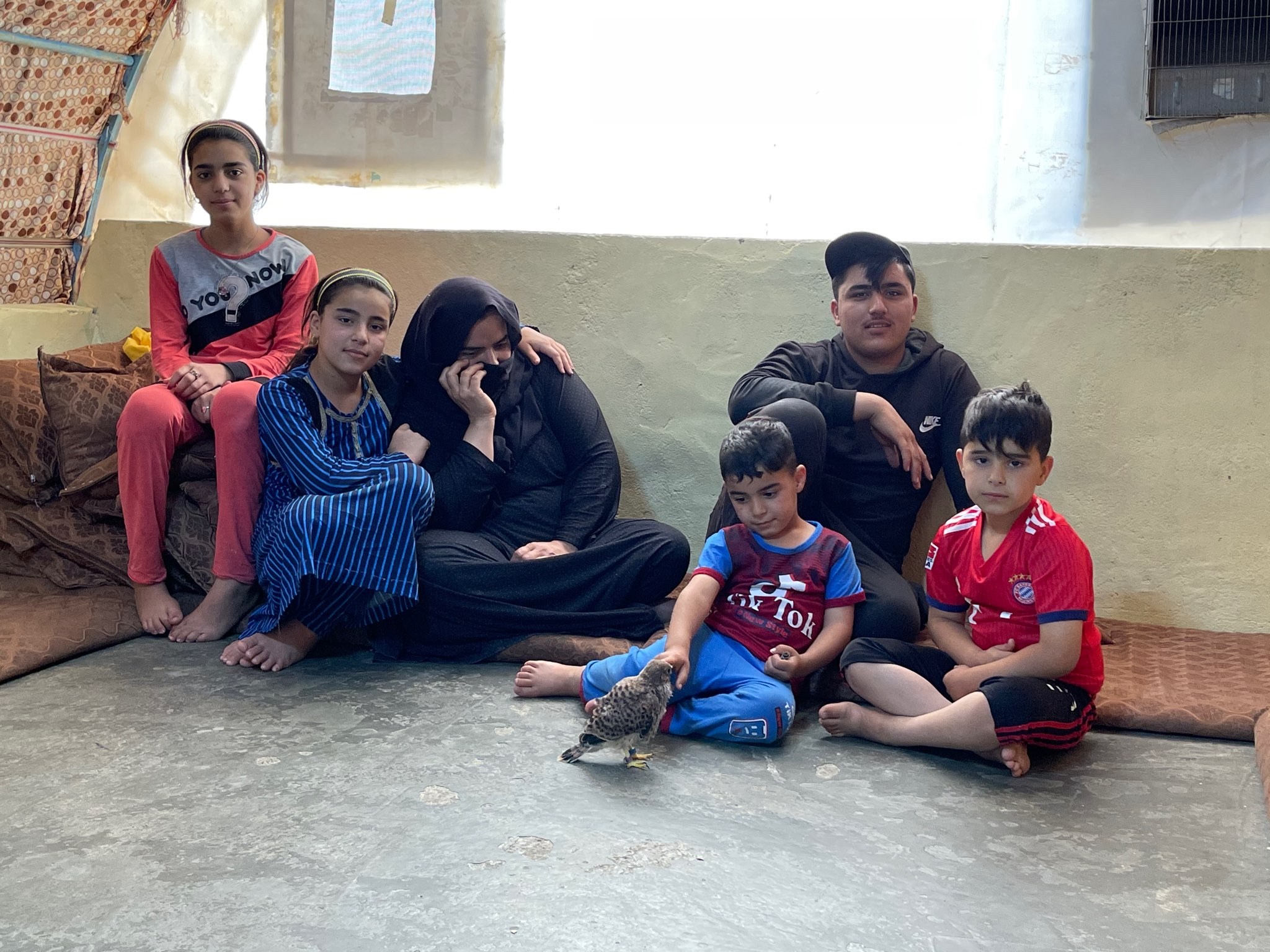 18 years old Falah and his family from Iraq fled from home due to the conflict with ISIL