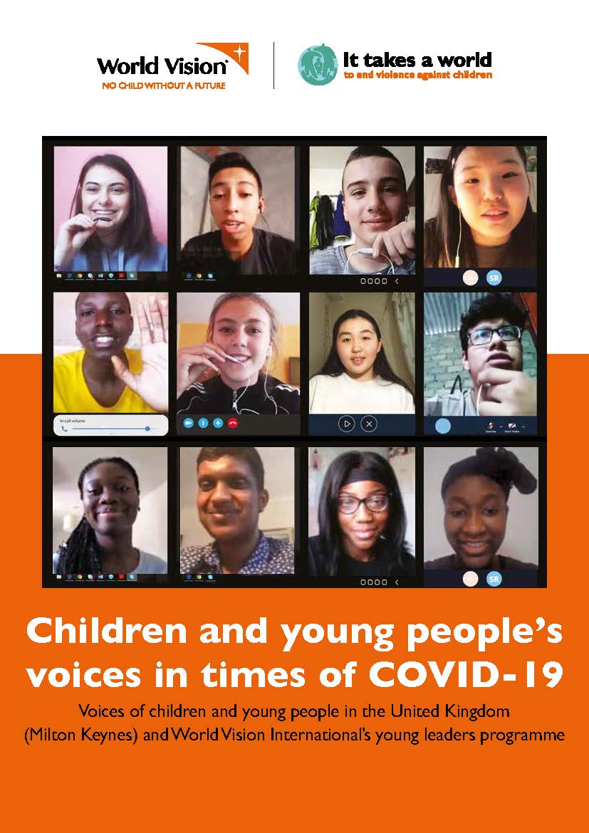 Children's voices in COVID-19 report front cover