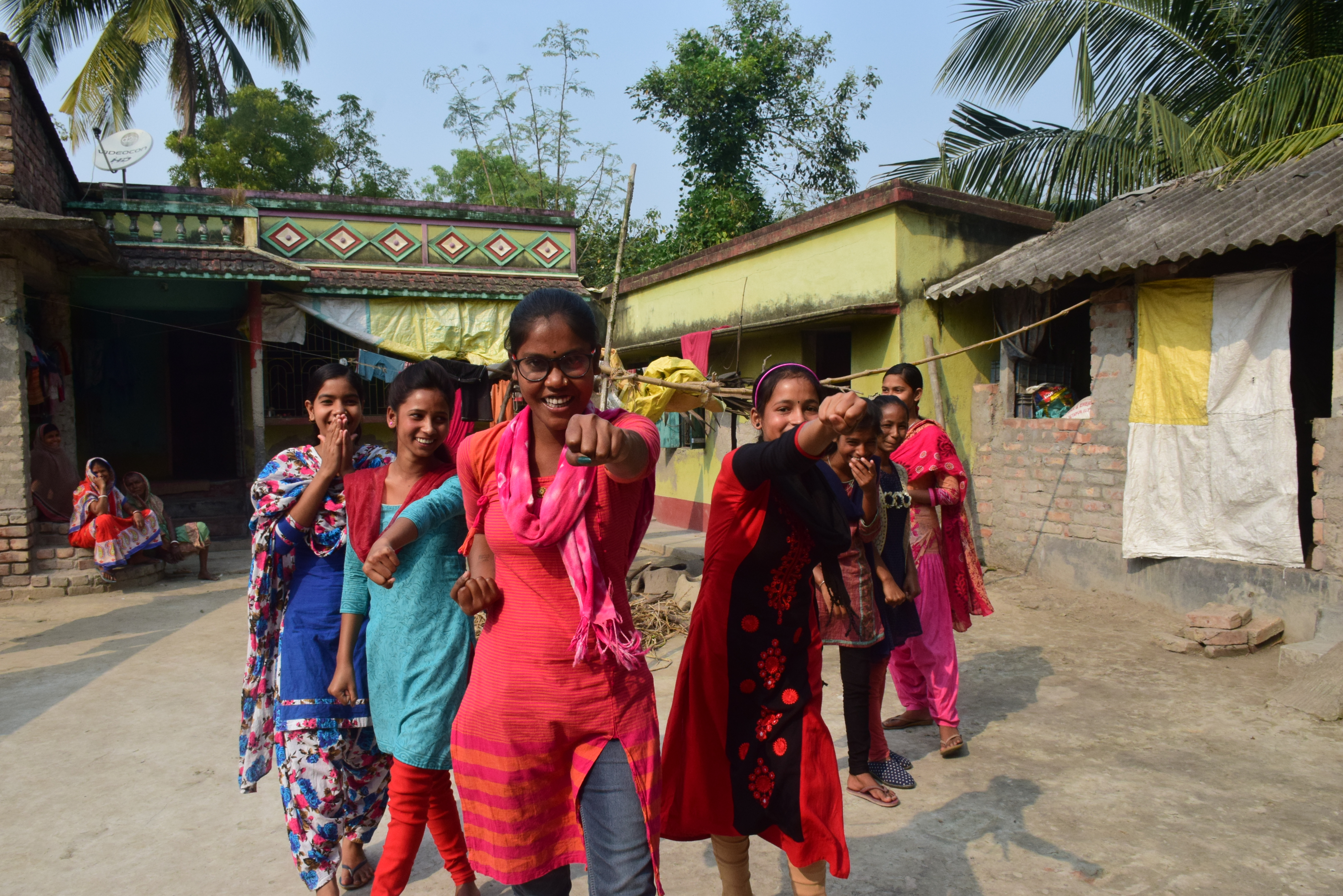 Hena Girl Power group in India played an instrumental role in protecting children in their community from early marriage, trafficking, child labour, and dropping out of school in the past.