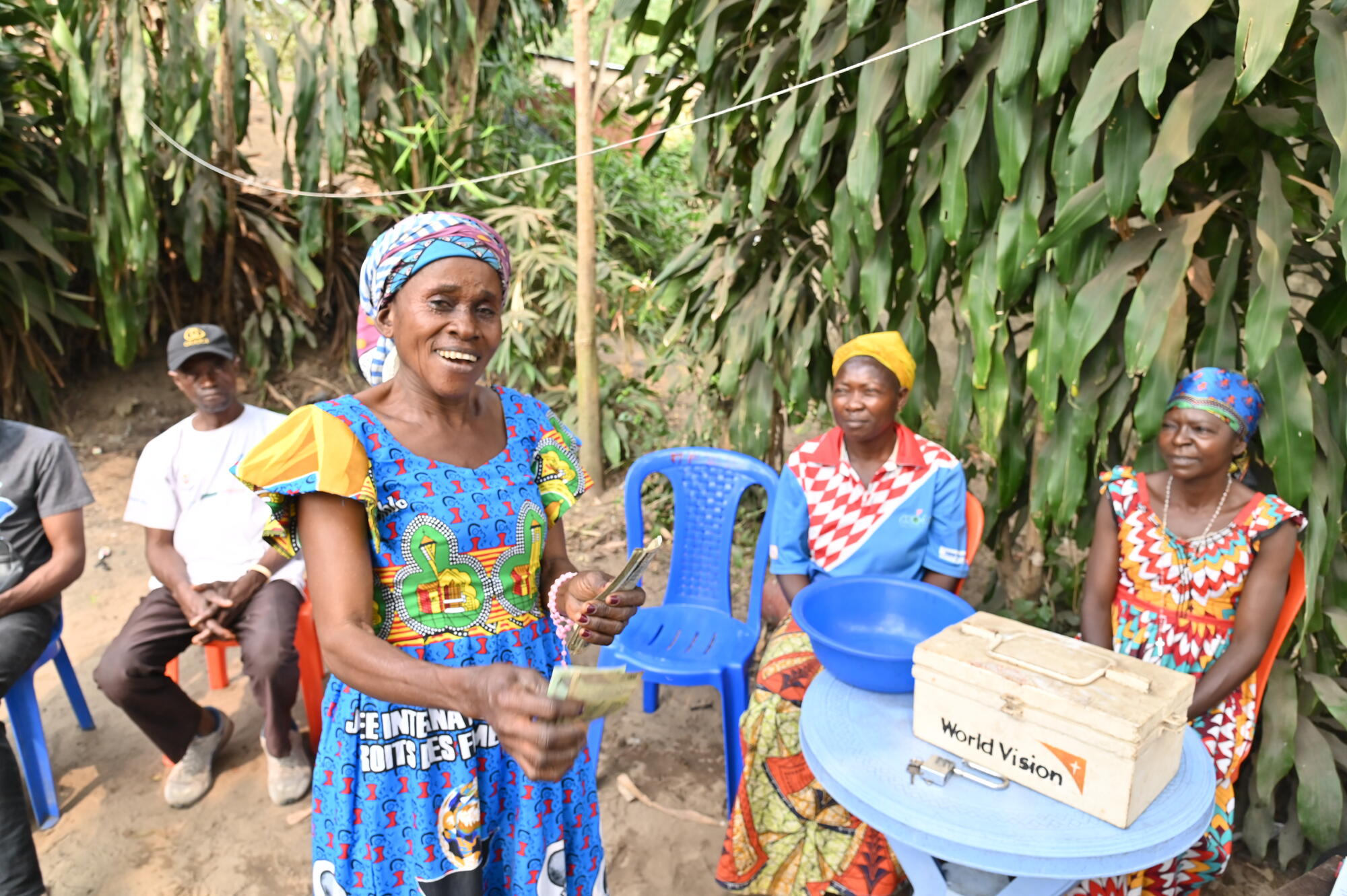 Pascaline, savings group member, Ngandu, Kimbanseke