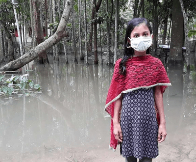bangladesh girl Urmi affected by cyclone