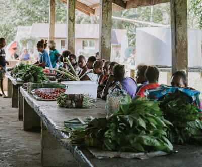 Solomon Islands- local market at Faumamanu