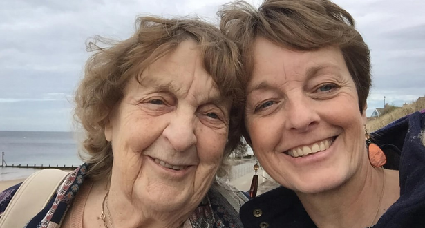 Katharine and her mother Joan