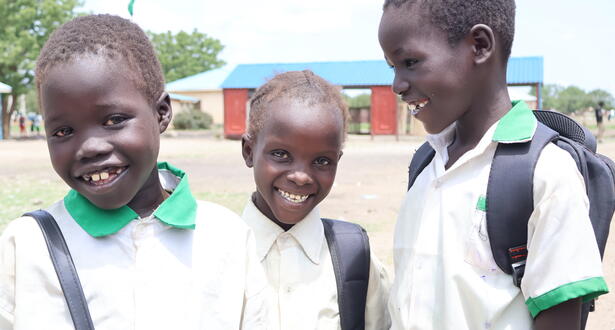 School children in melut south sudan