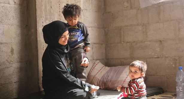 Iman and her children