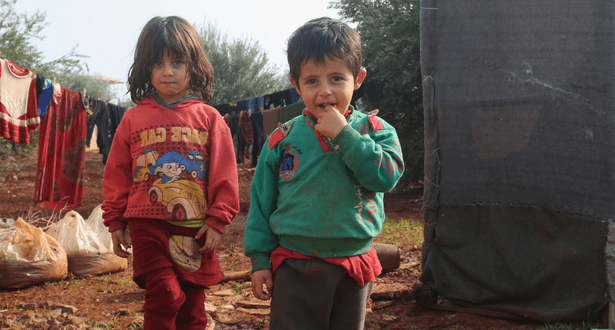 Two children in lebanon