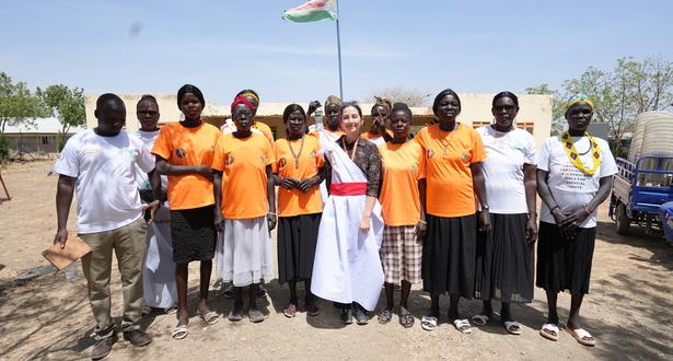 Esperanza in South Sudan as part of a monitoring visit to EMPOWER! 
