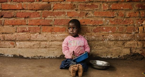 A young child in Kapeni Aarea Parogramme