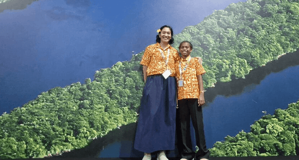 12-year-old child advocate Lynthia from the Solomon Islands attended COP30