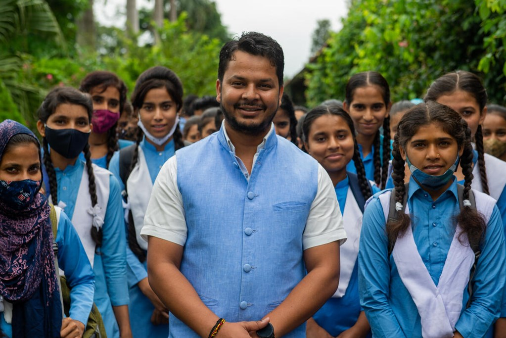 Neeraj, a World Vision beneficiary is now the village head