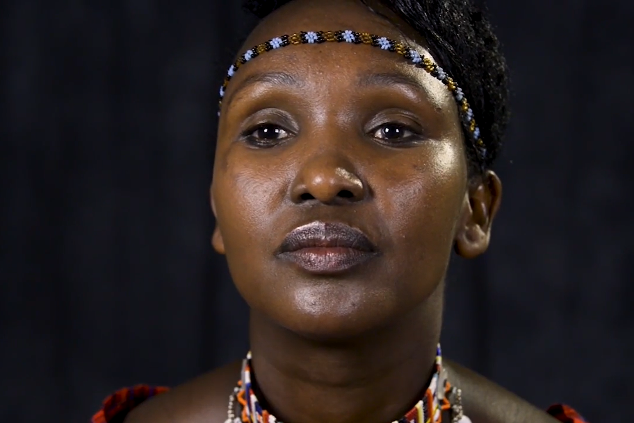A woman from Kenya
