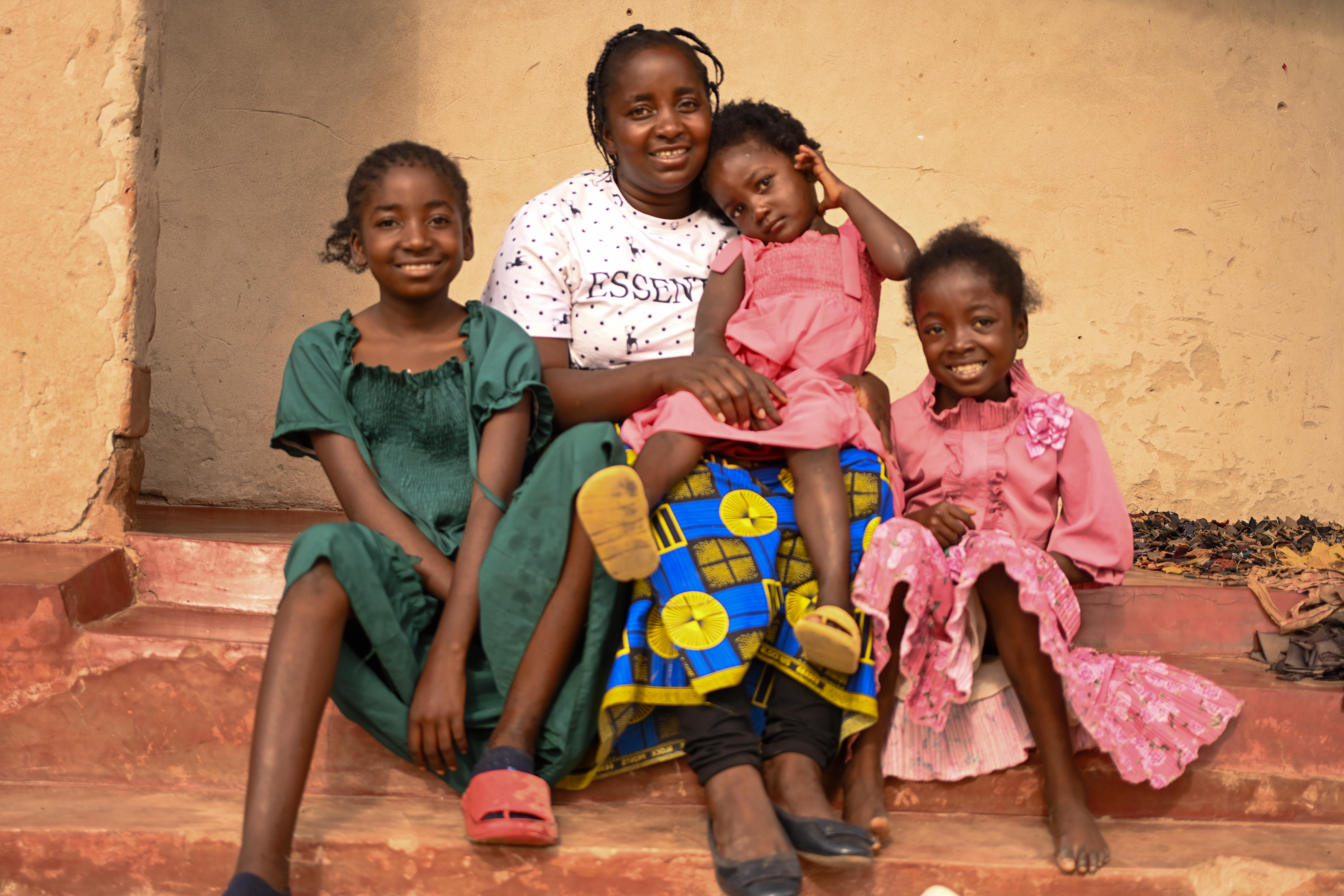 Mercy and her children Zambia