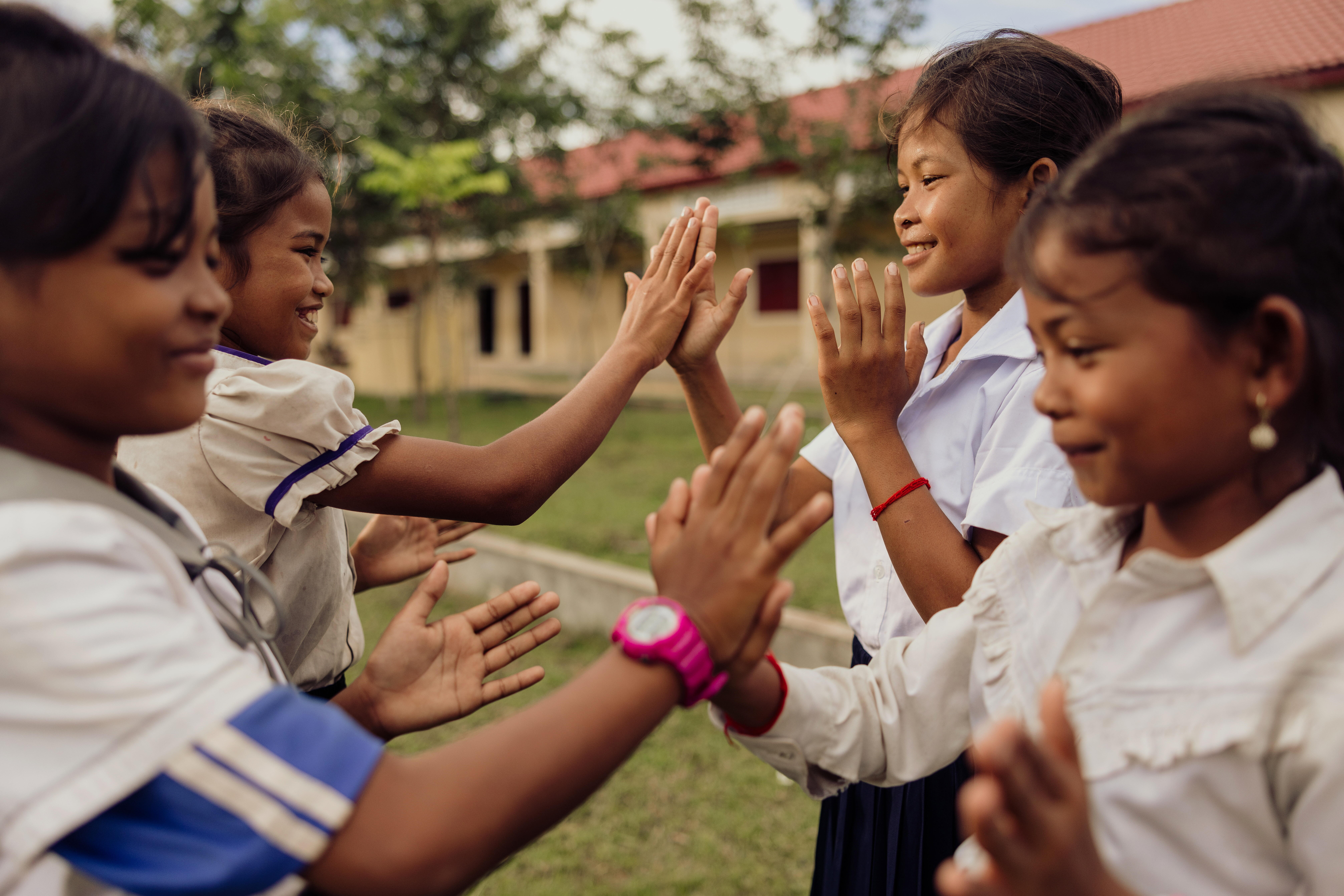 girls empowerment session Cambodia