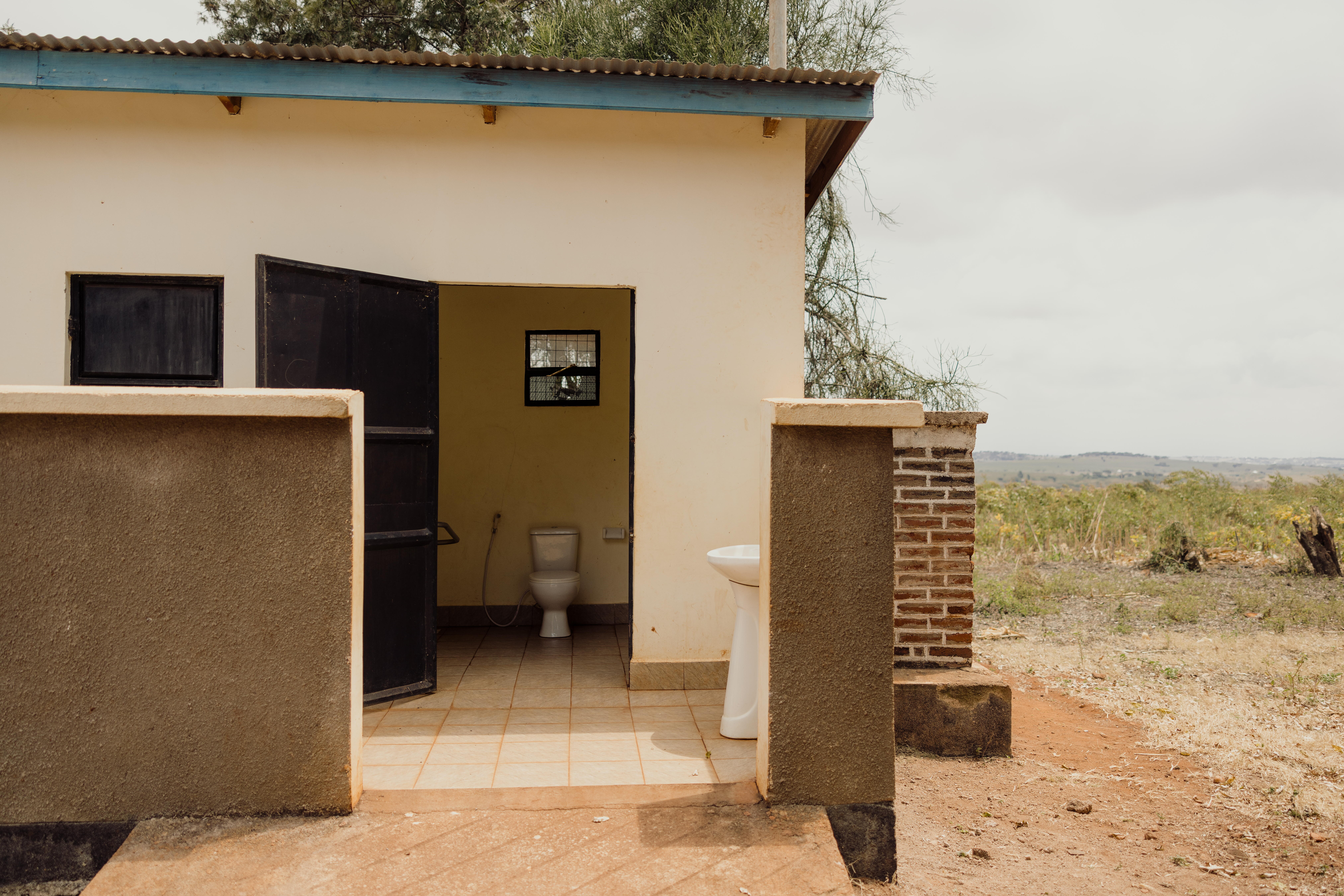 new bathroom in Glorys school