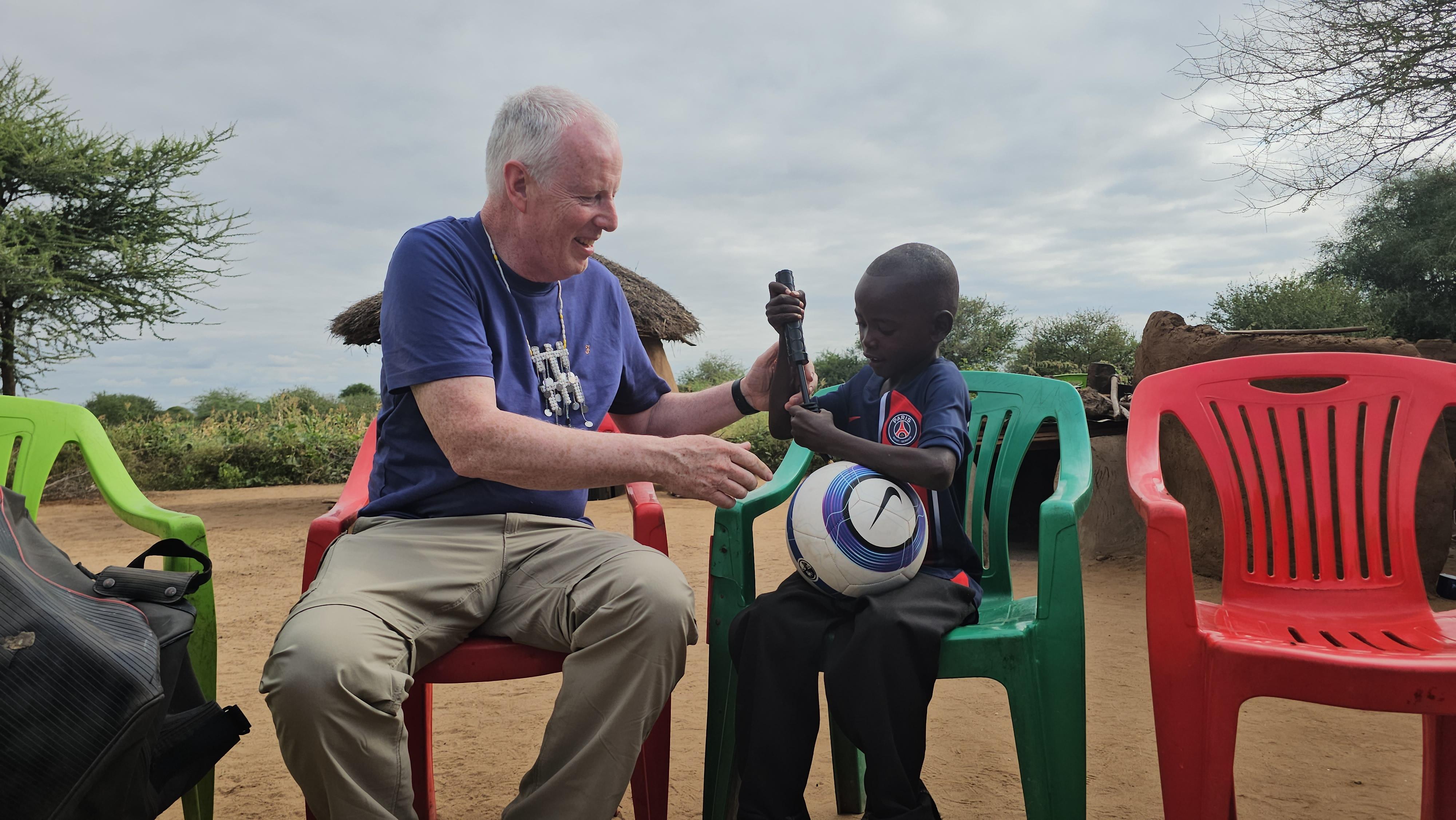 John and sponsored child