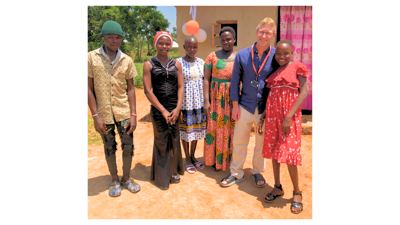 Owen and his sponsored child