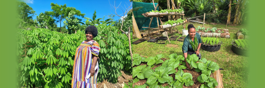 Collage of Agnes and Cynthia