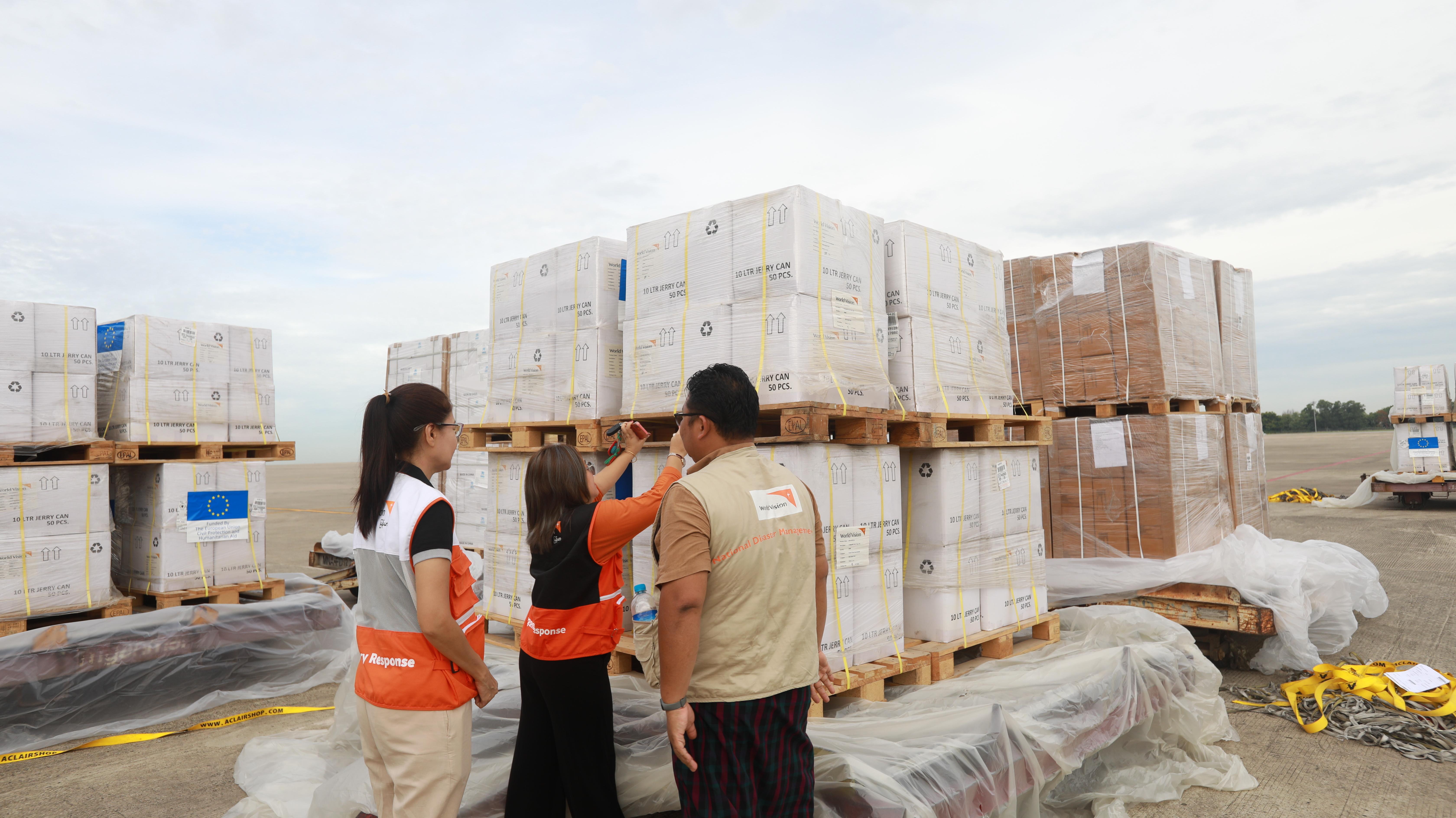 Relief items from GCDM warehouse arrived in Myanmar 