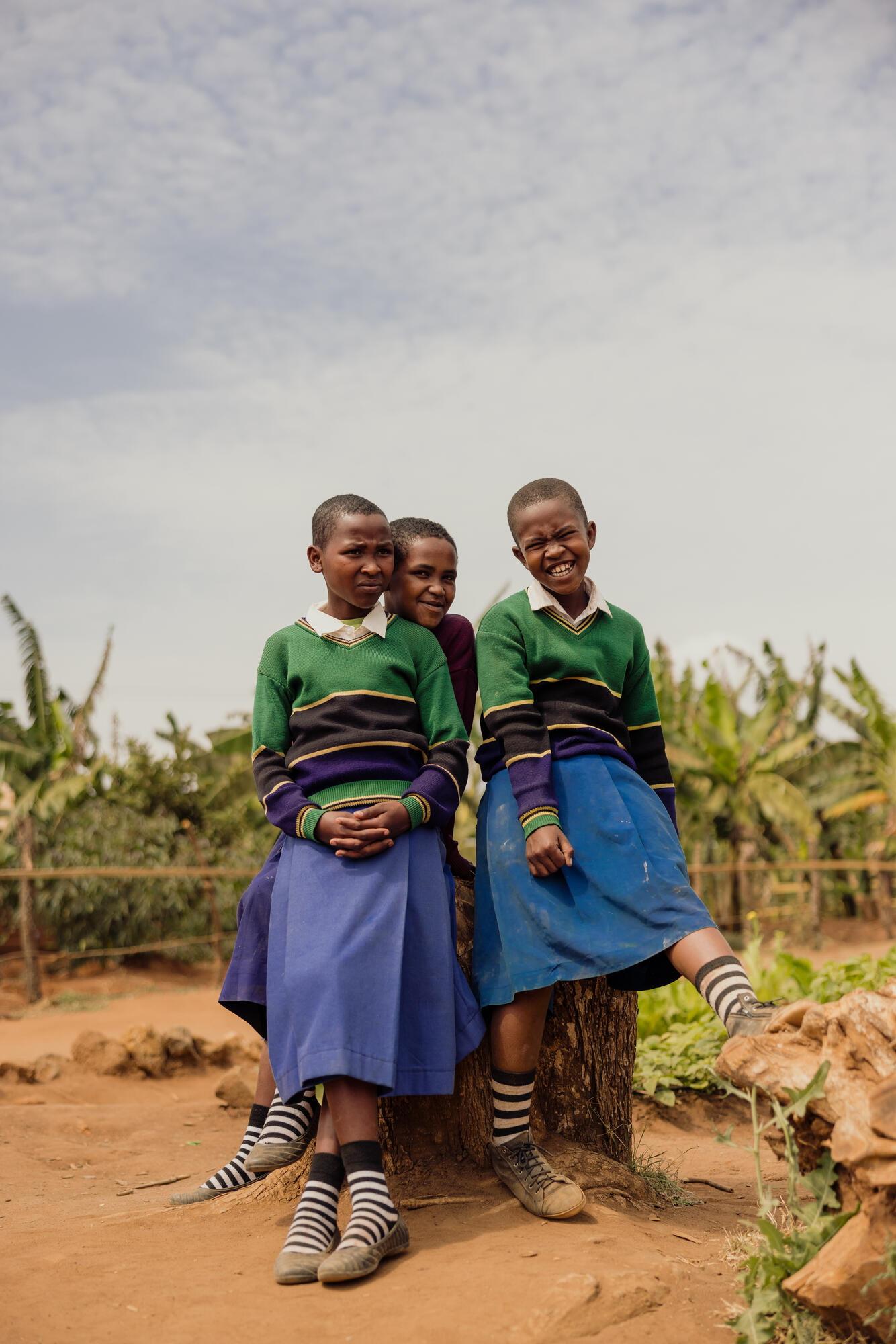 Sponsored children in Tanzania