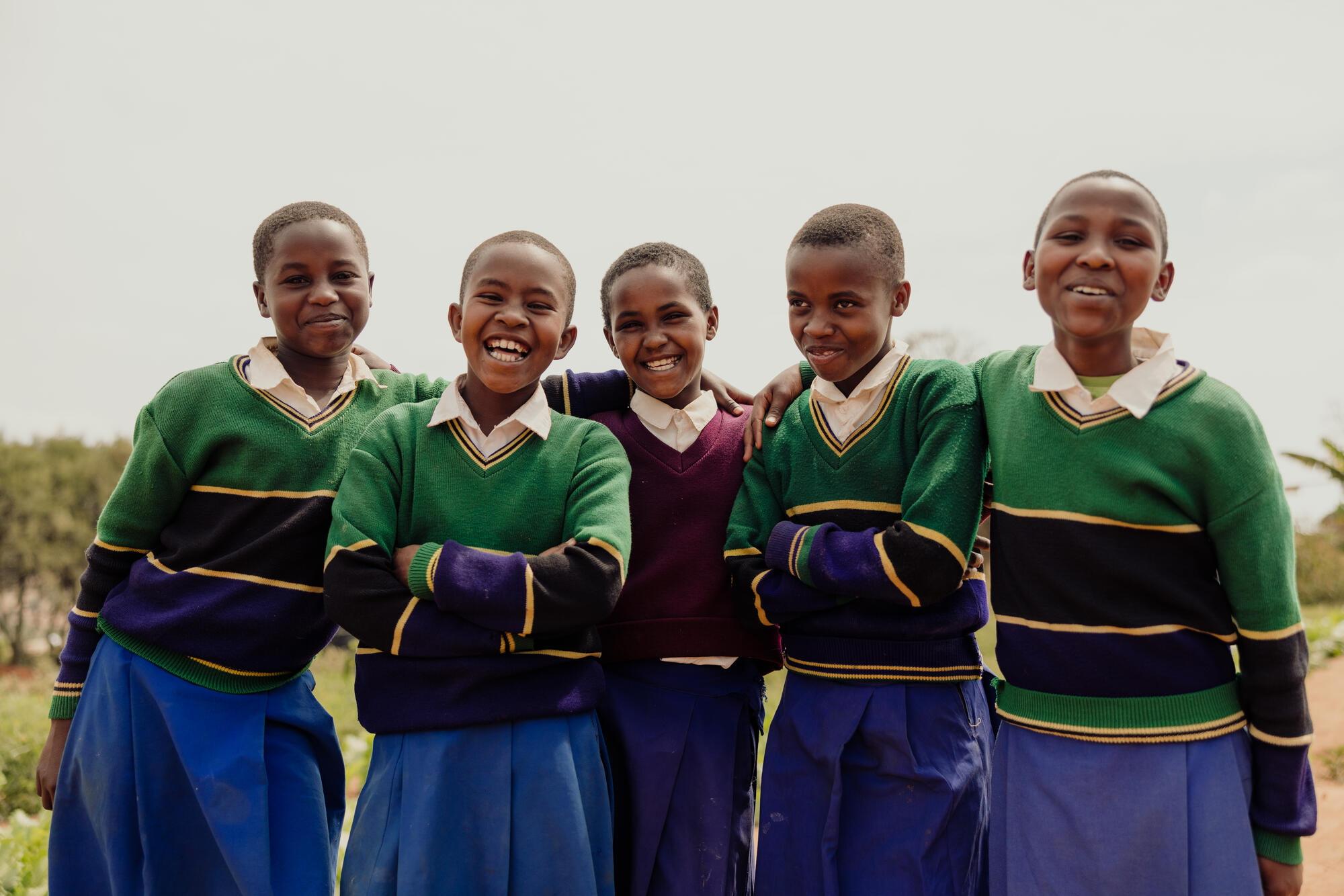 Sponsored children in Tanzania