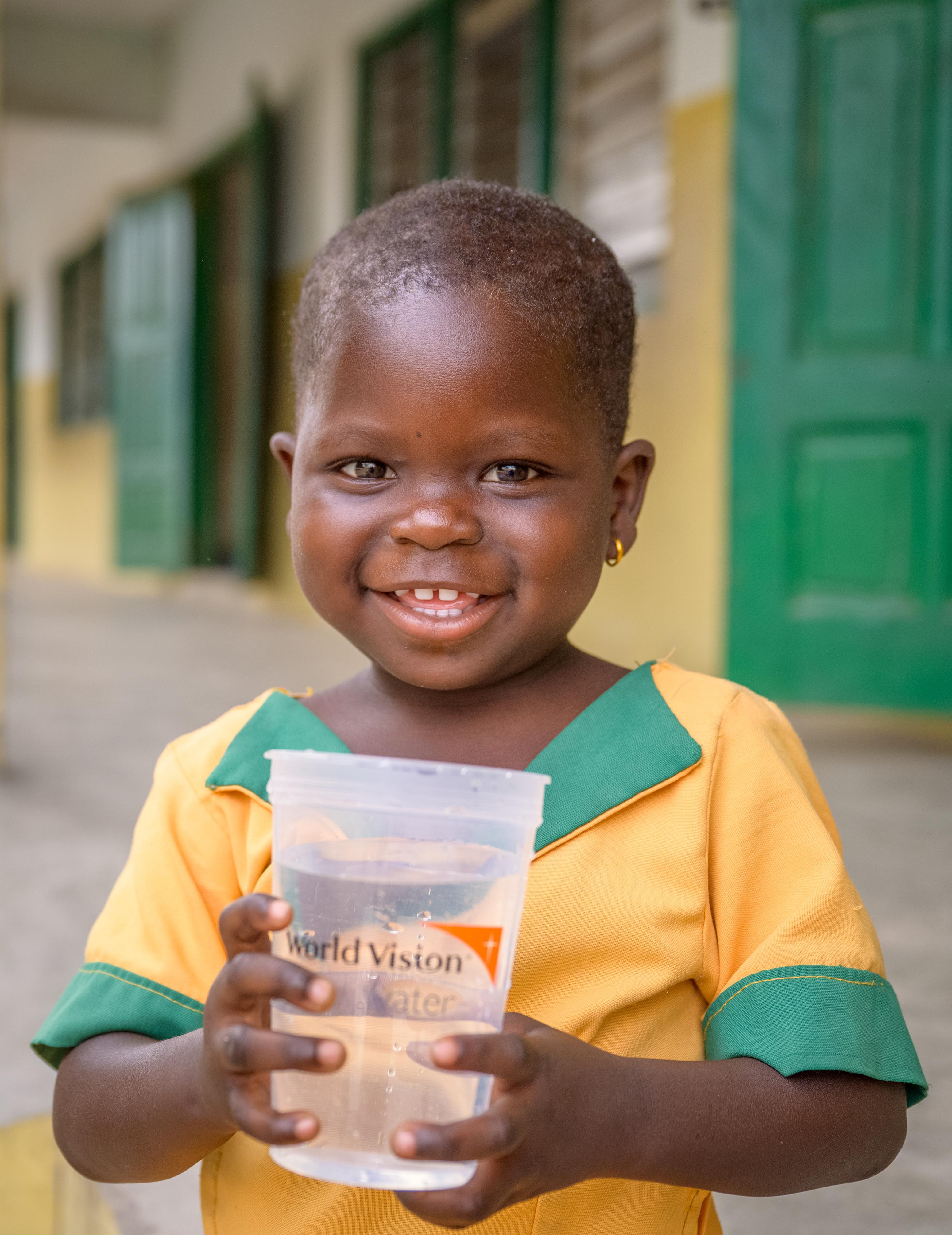 Primary School in Ghana receives clean water & toilets