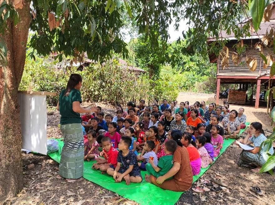Parental awareness session in Lat Pan kone Village