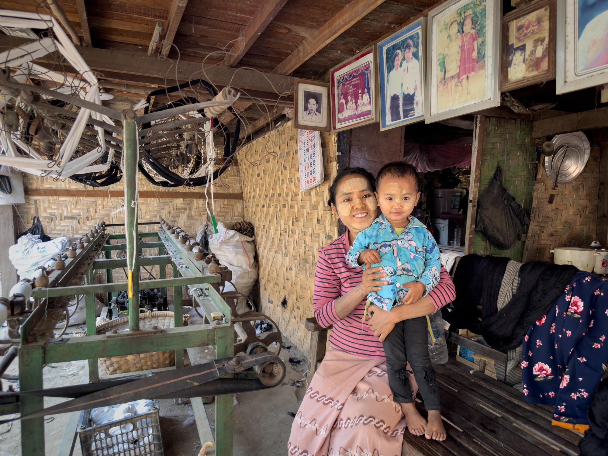 Zin and her daughter