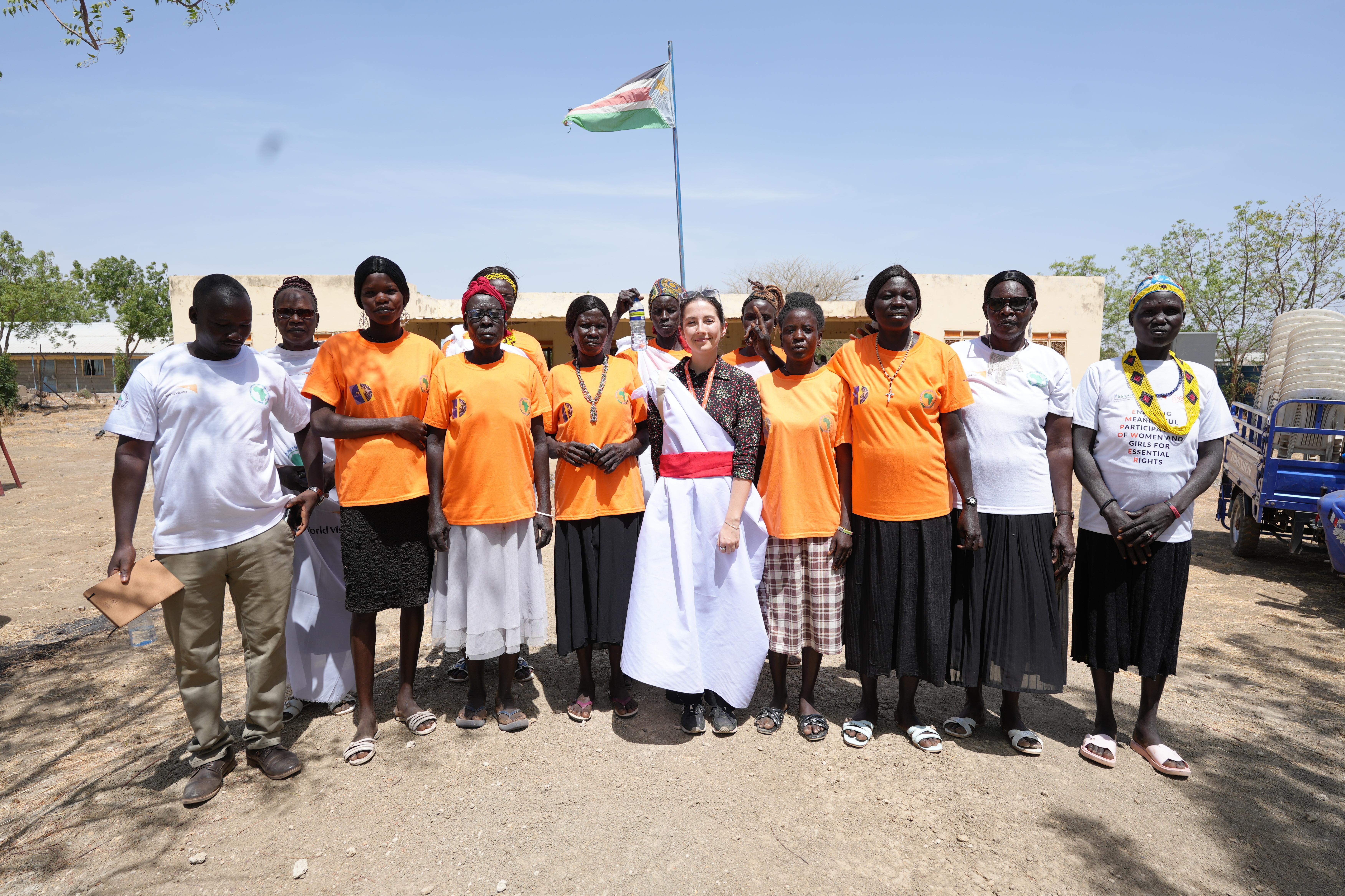 Esperanza in South Sudan as part of a monitoring visit to EMPOWER! 
