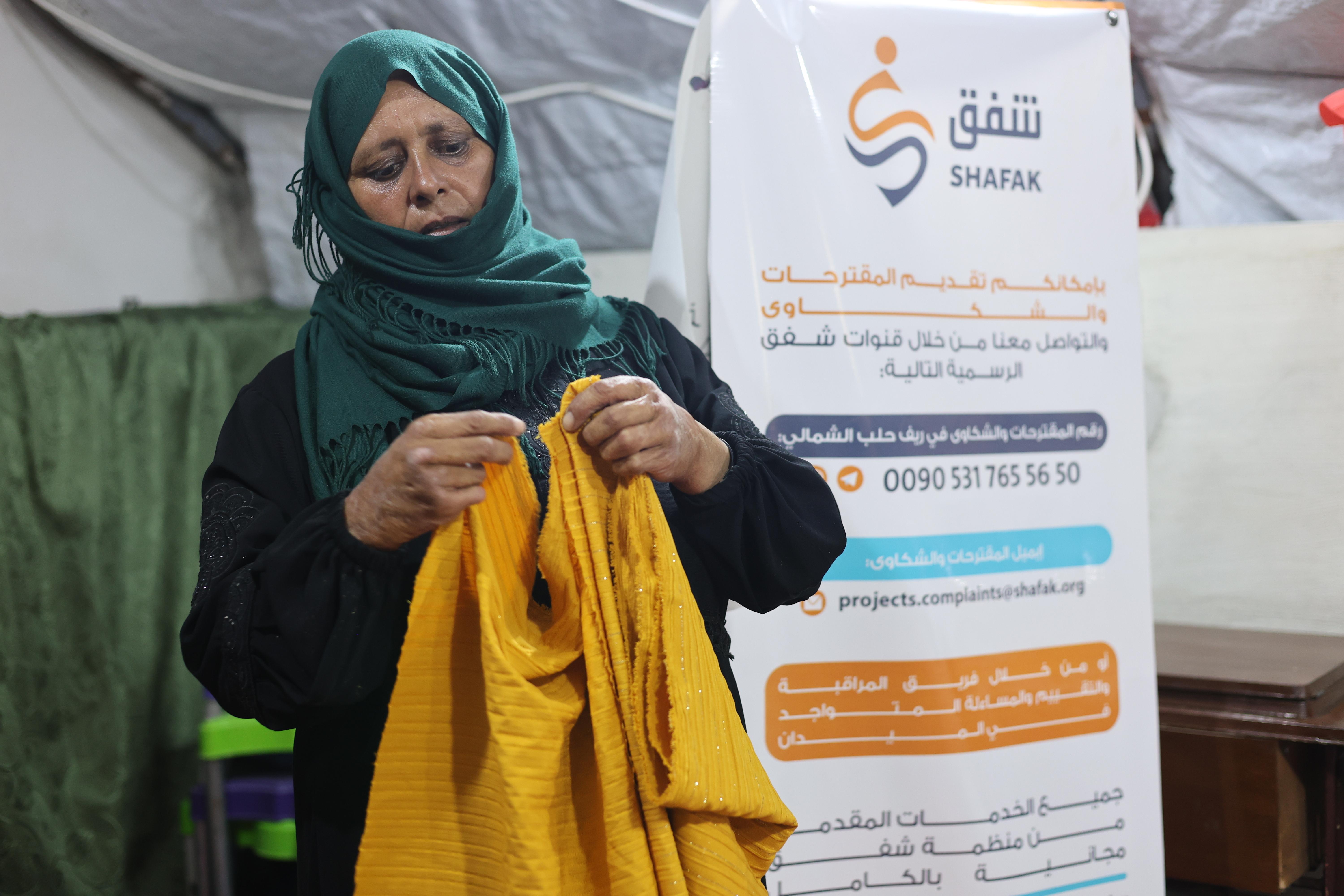 Maram* at the women and girls’ safe space 