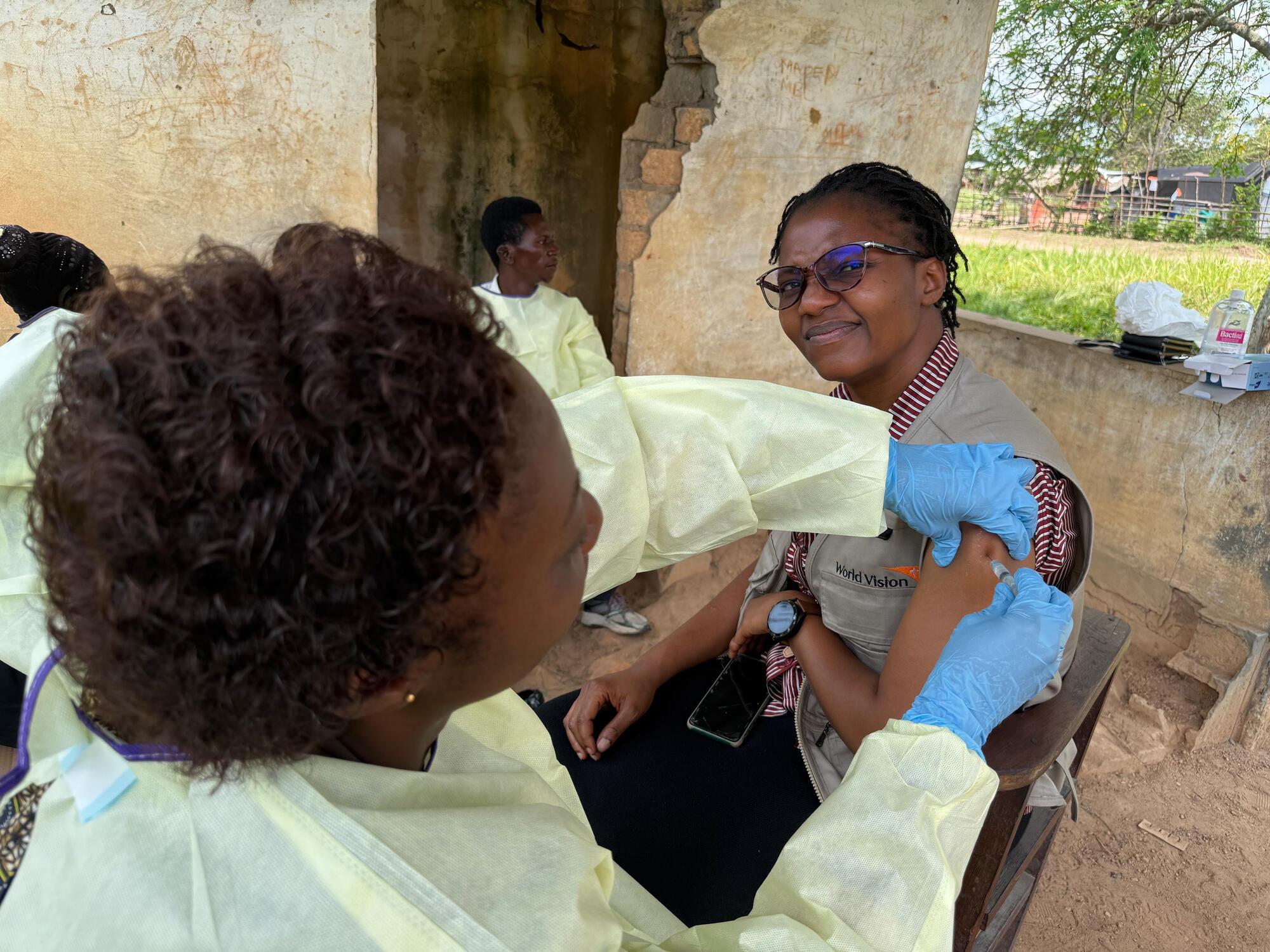 World Vision vaccinates its teams in Kasai