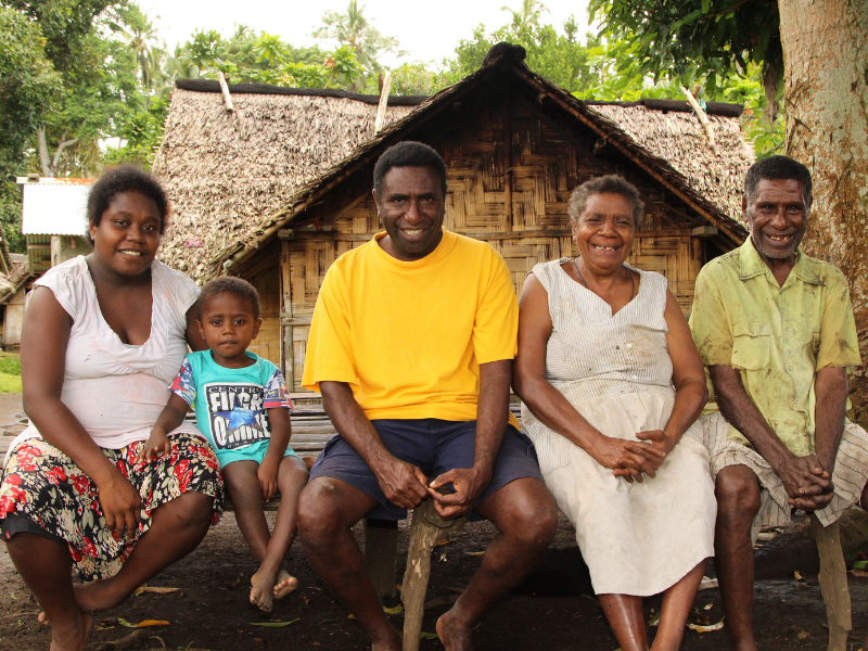 Family in Vanuatu