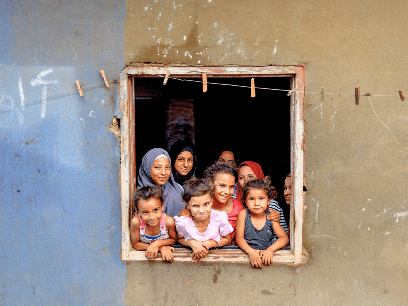 group of girls smiling