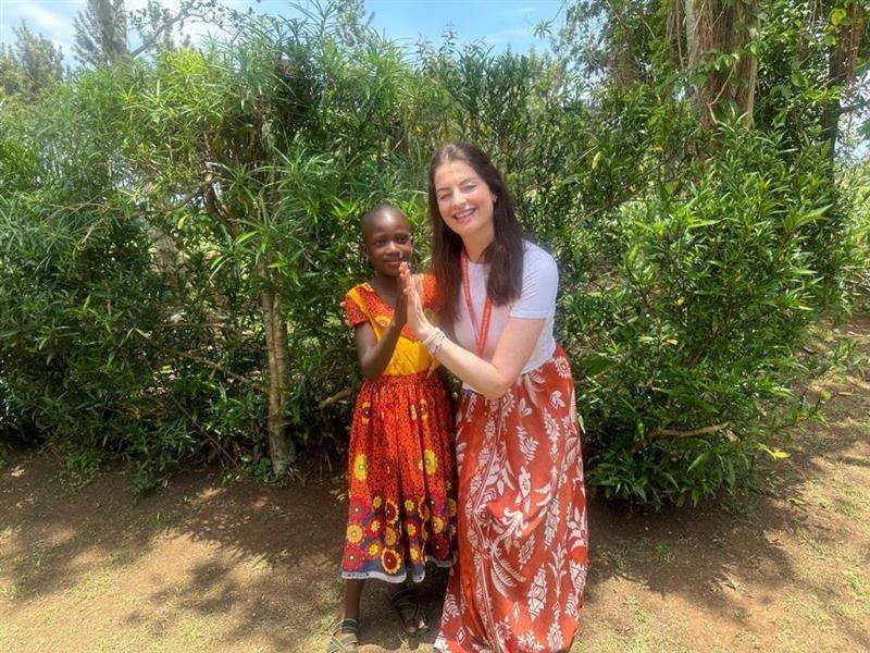 Christina and Doreen in Uganda
