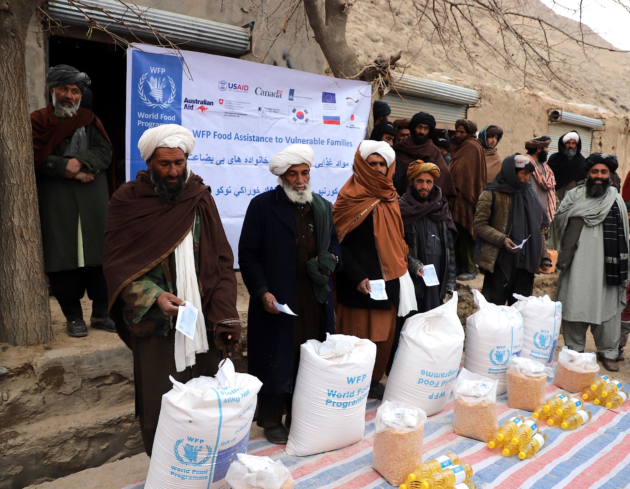 WFP provided food