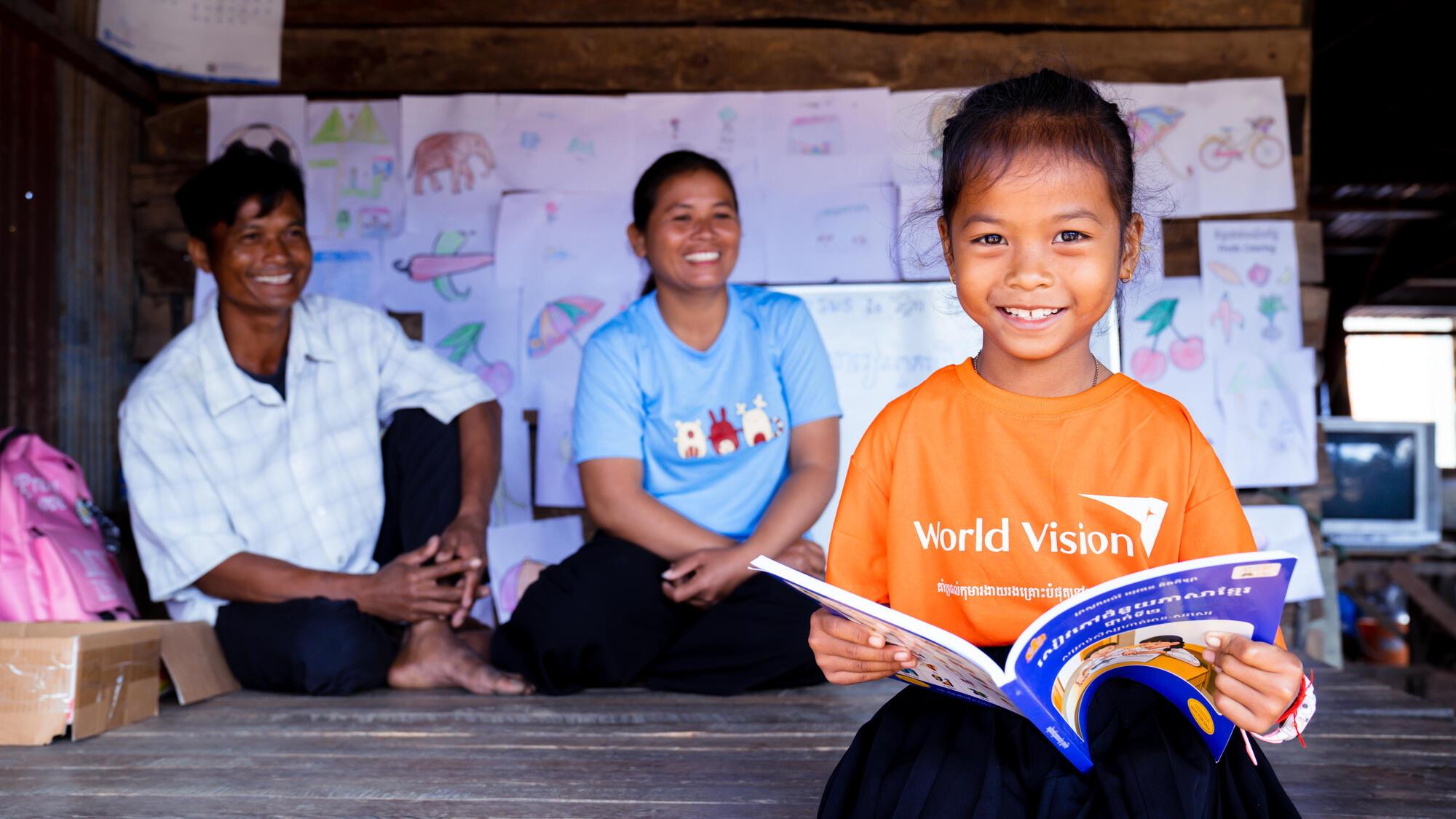 Sponsored child in Cambodia