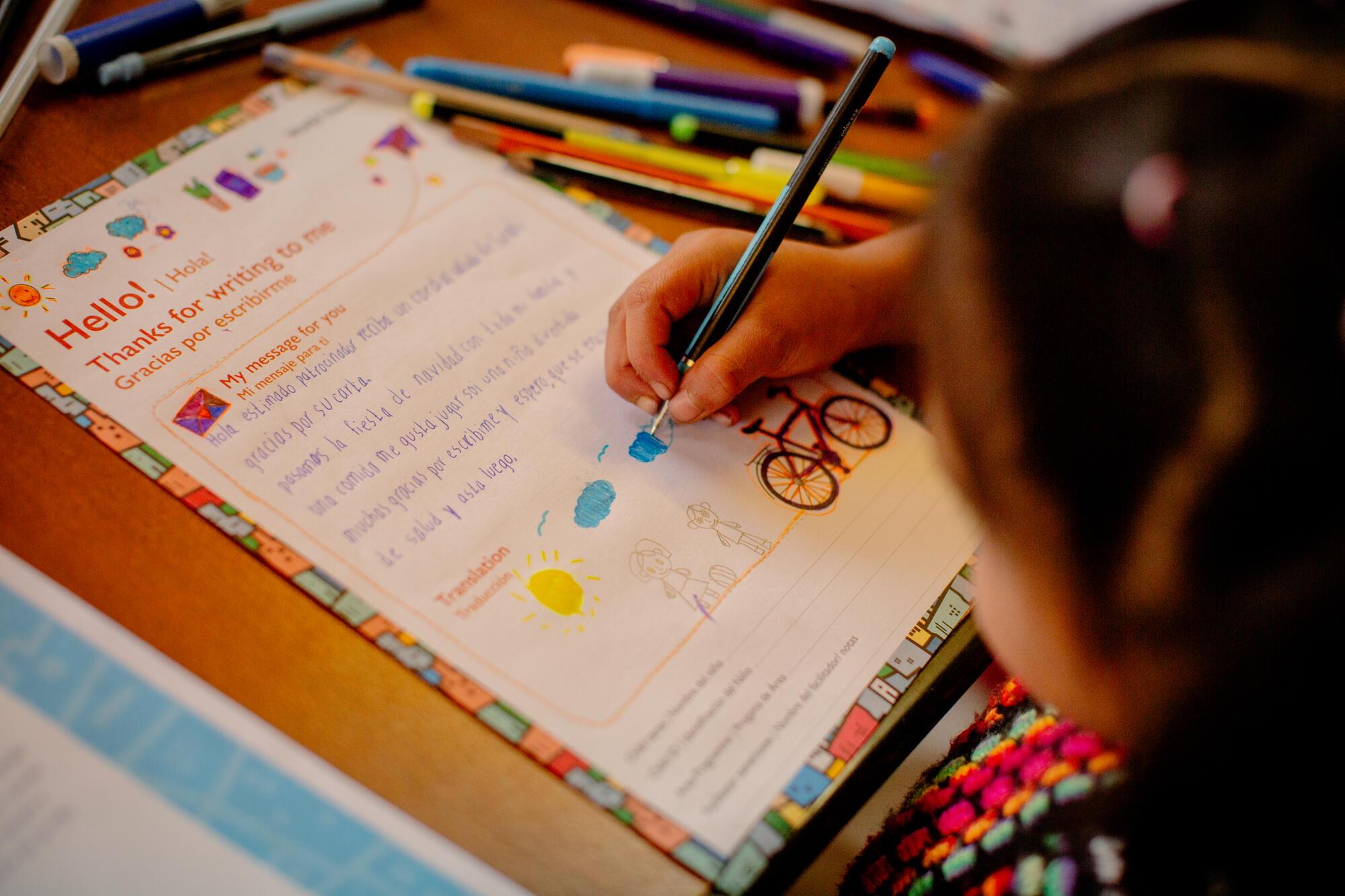 Writing to your sponsored child