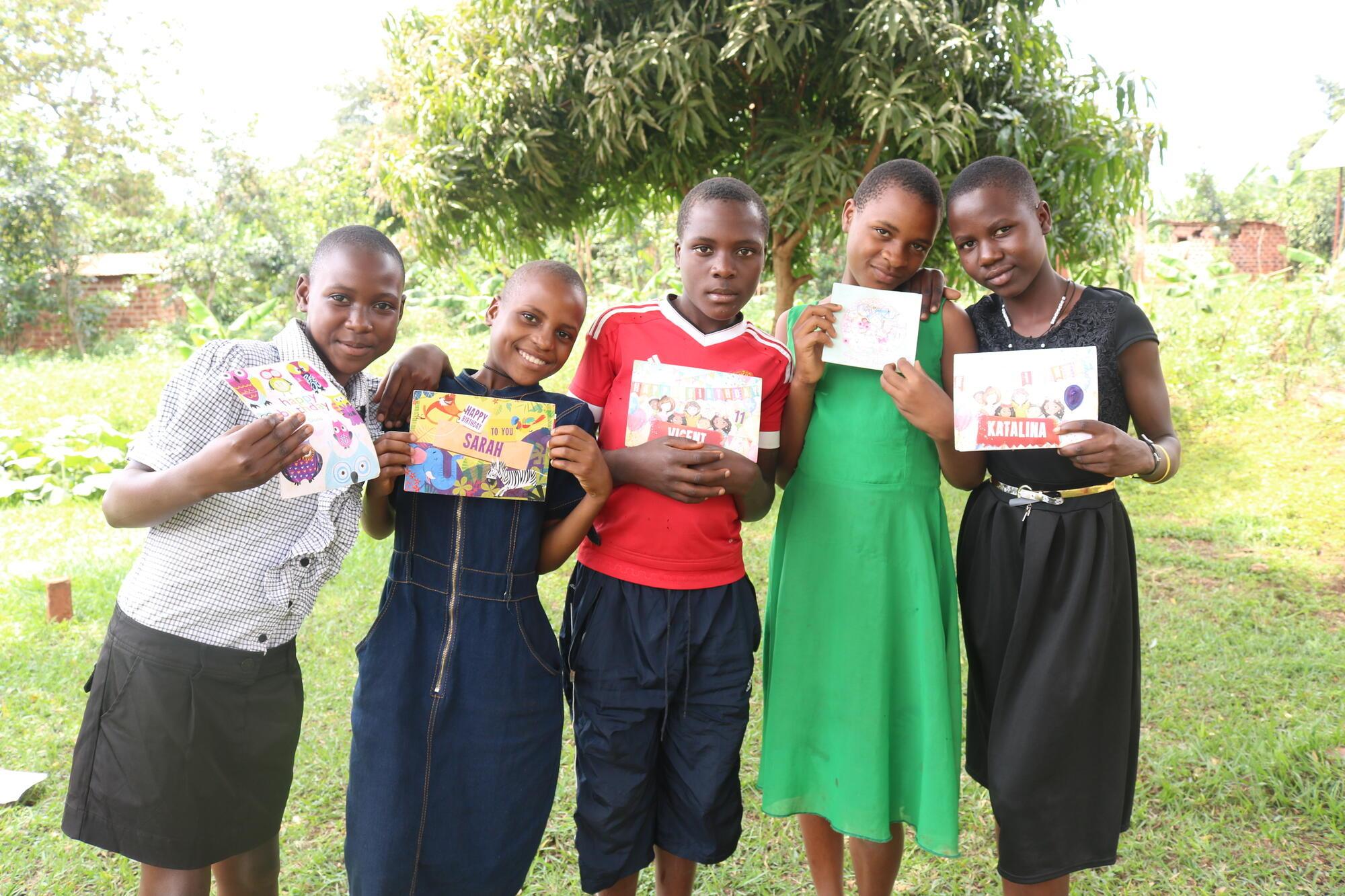 Sponsor birthday cards