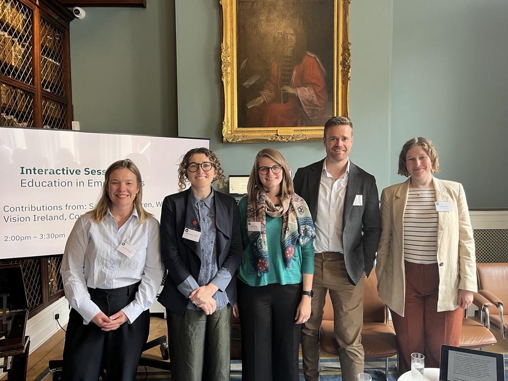 Andrea with follow EIE collegues at the INEW conference