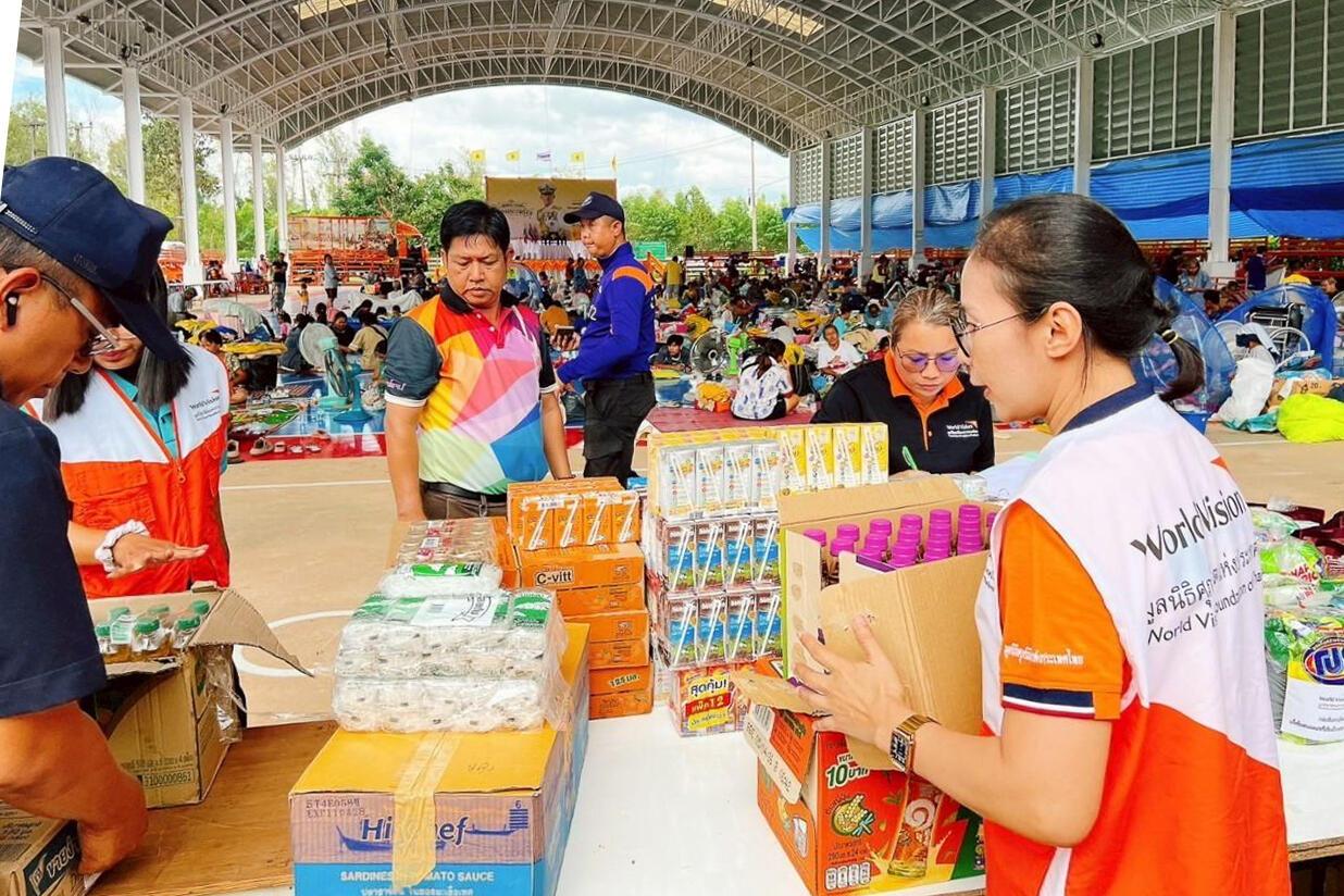 Nannapat Sanuanram, along with a team from World Vision Thailand