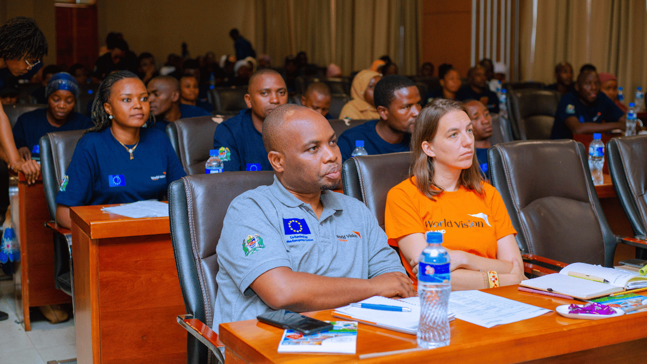 Laurene attending the youth conference for ARDHI Tanga