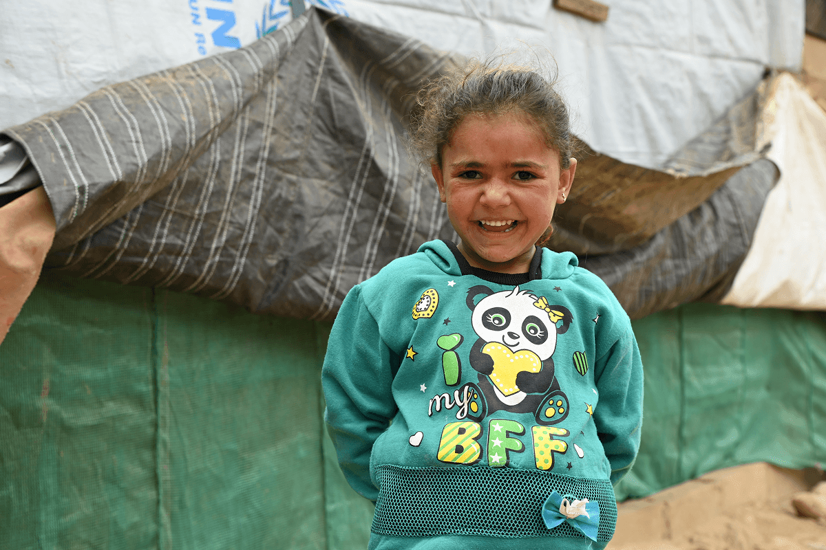 Refugee child in Lebanon