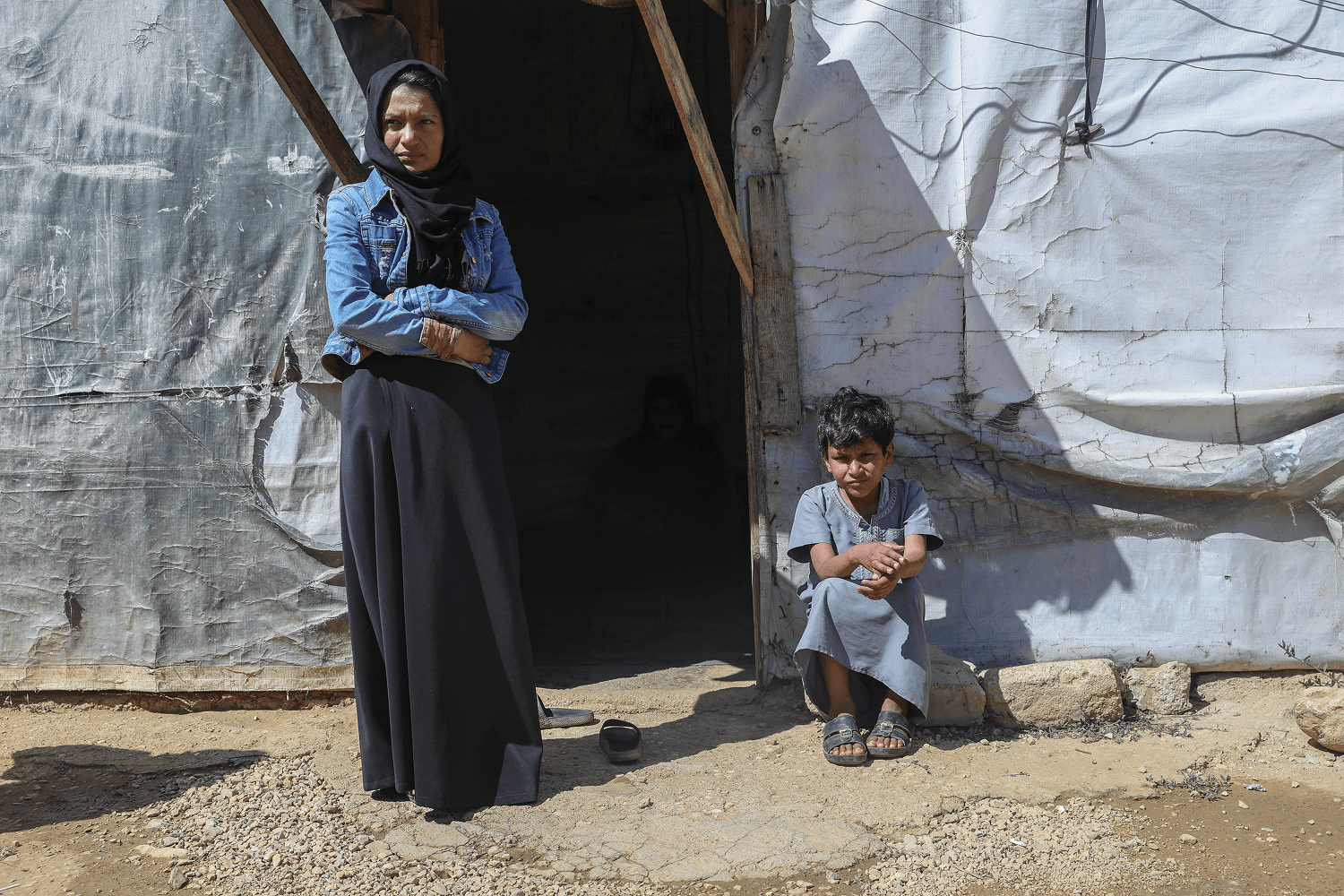 Displaced families in Lebanon