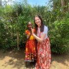 Christina and Doreen in Uganda